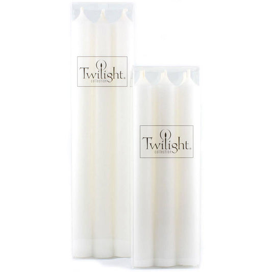 White Dinner Candles | 6 Pack