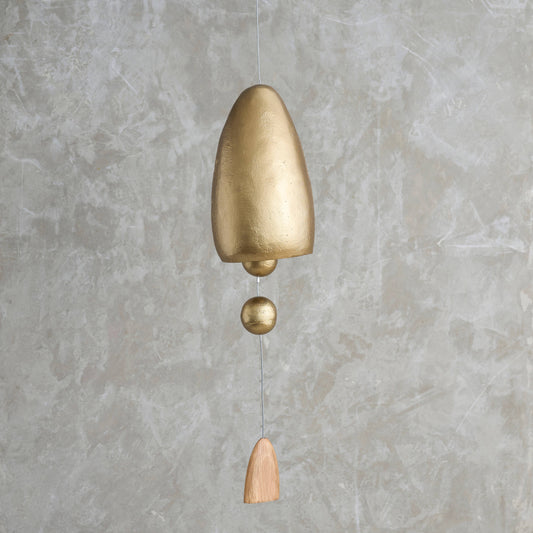 Hanging Brass Wind Chime - Conical