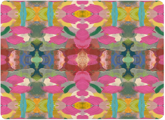 Moroccan Pink by Laura Park Glass Cutting Board: Large Rectangle (12" x 15")