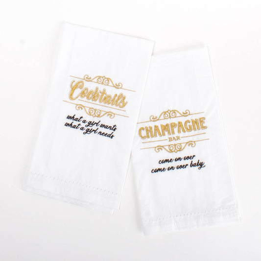 Champagne Bar Tea Towels