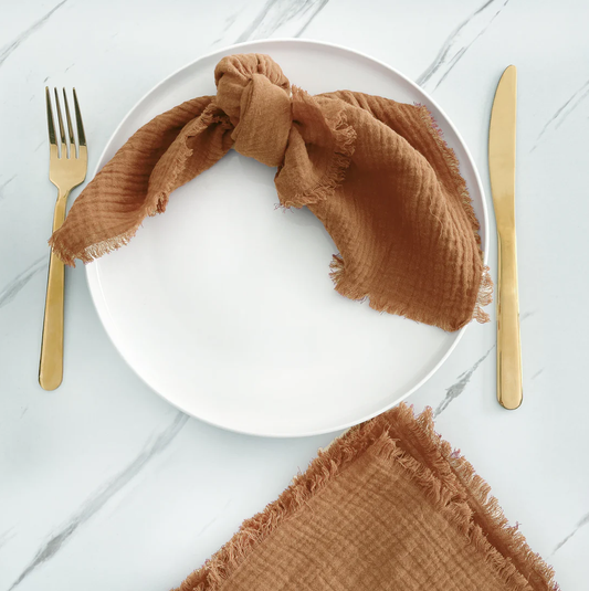 Gauze Fringe Napkins
