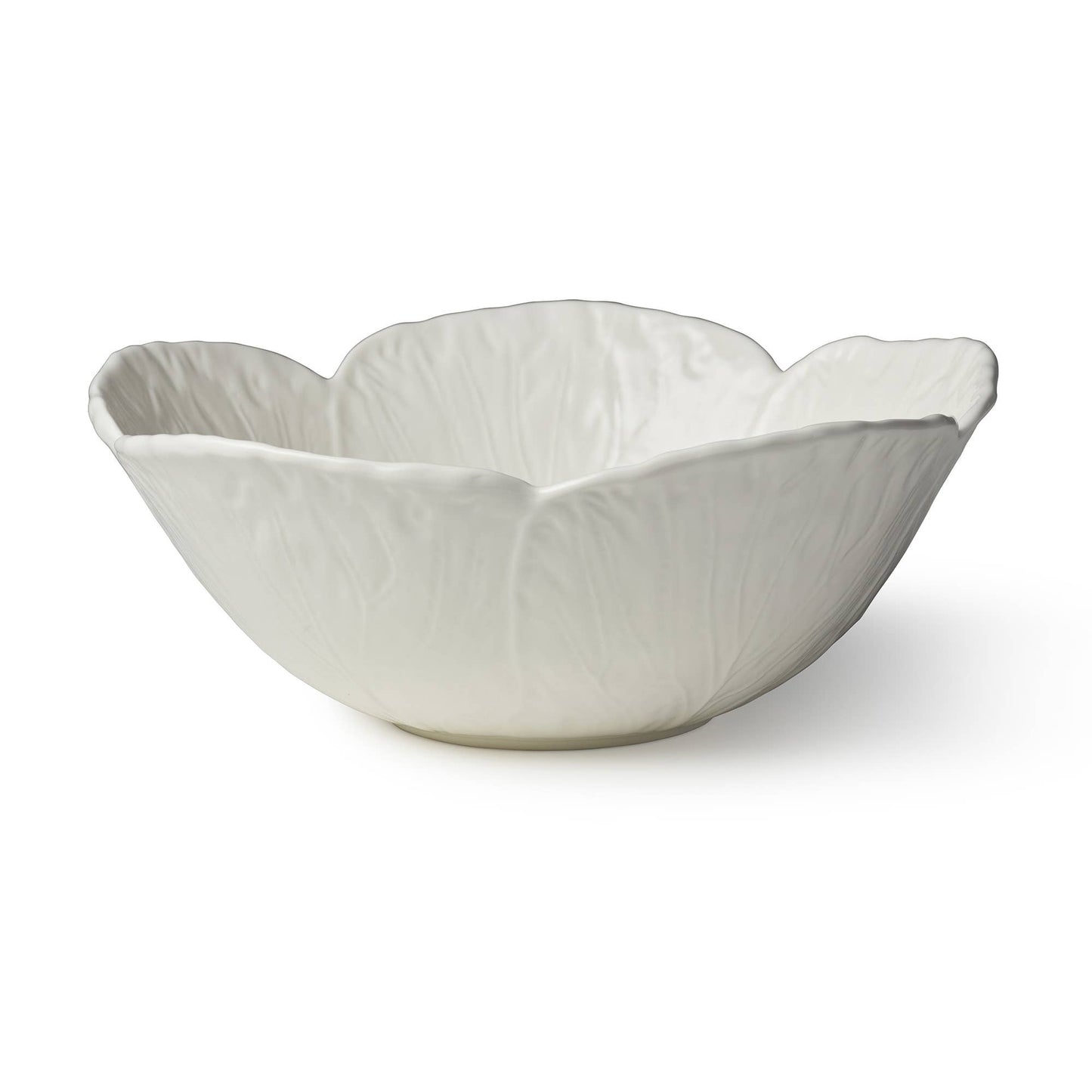 Le Jardin White Cabbage 3-D Deep Bowl