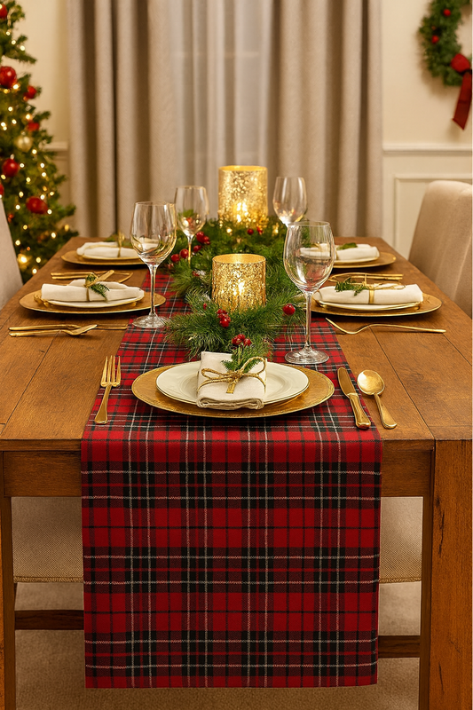 Classic Tartan Plaid Table Runner