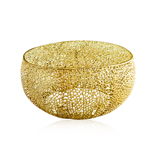 Round Coral Coffee Table
