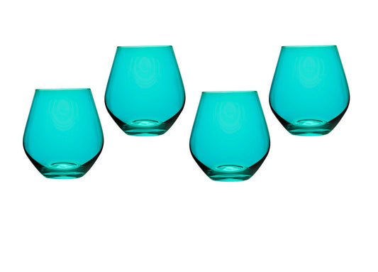 Lumi Crystal Stemless Wine Glasses