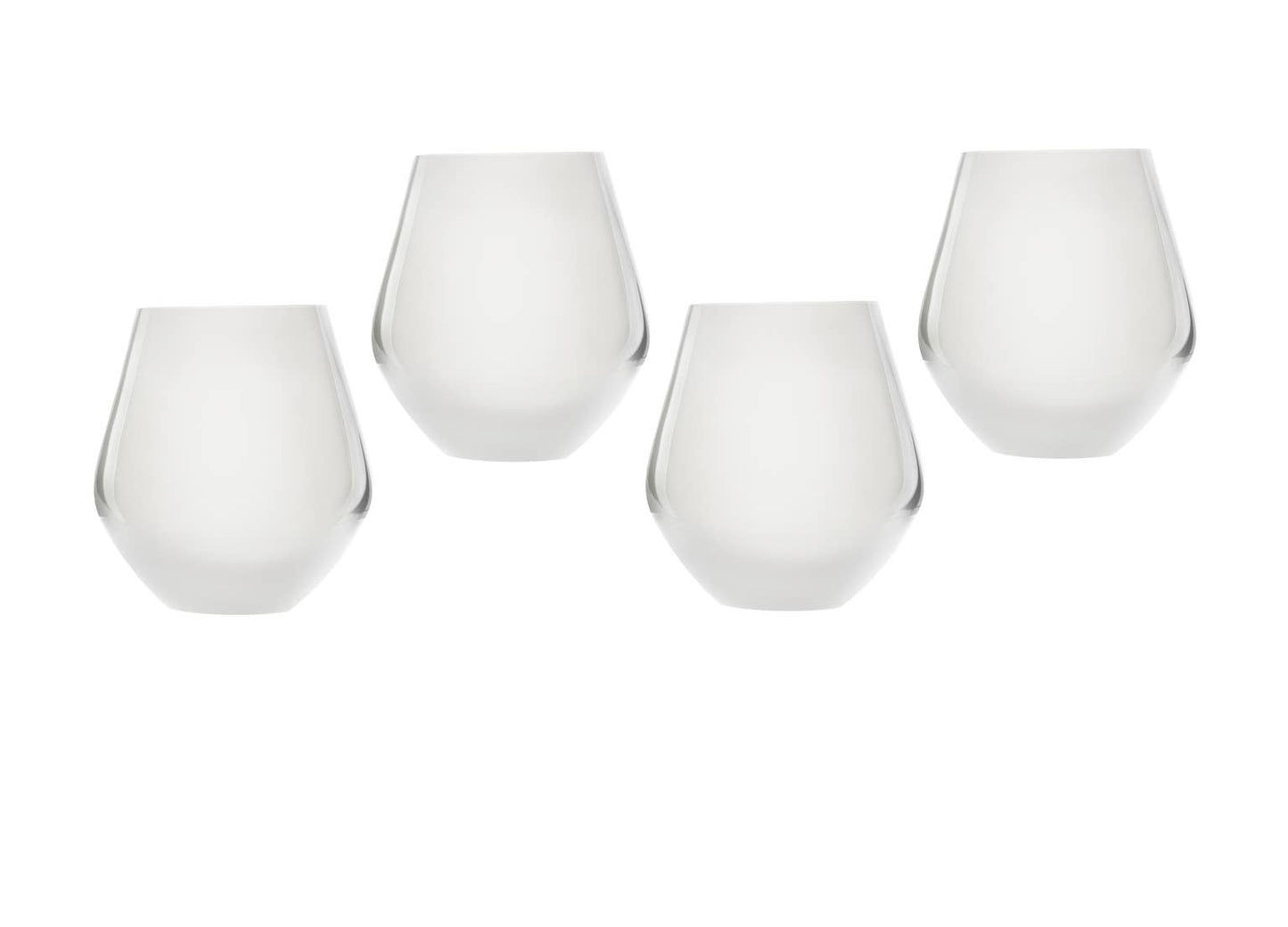 Lumi Crystal Stemless Wine Glasses