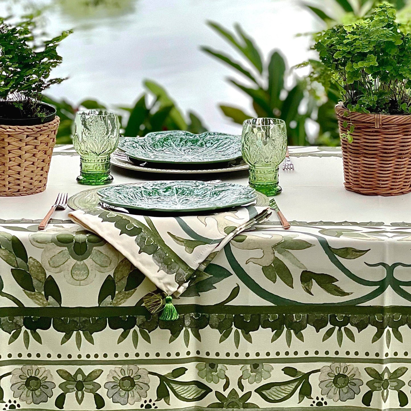 Jade Tablecloth