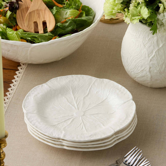 Le Jardin White Cabbage Salad Plate