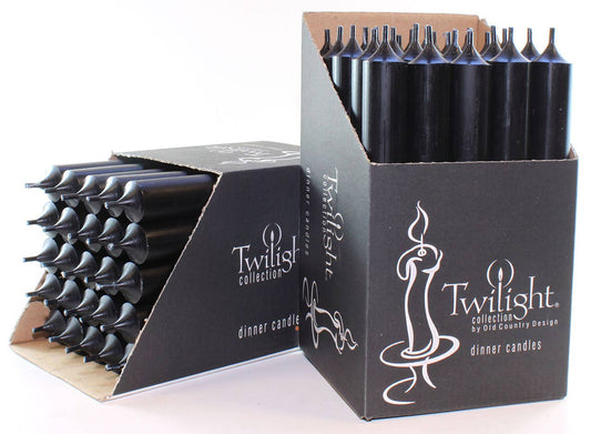 Black Dinner Candles