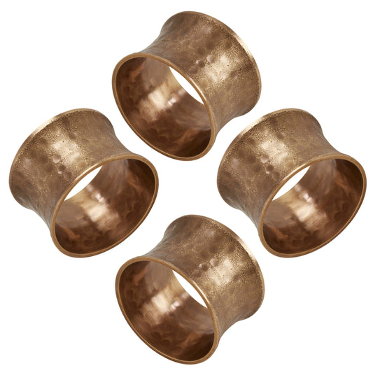Hammered Napkin Rings