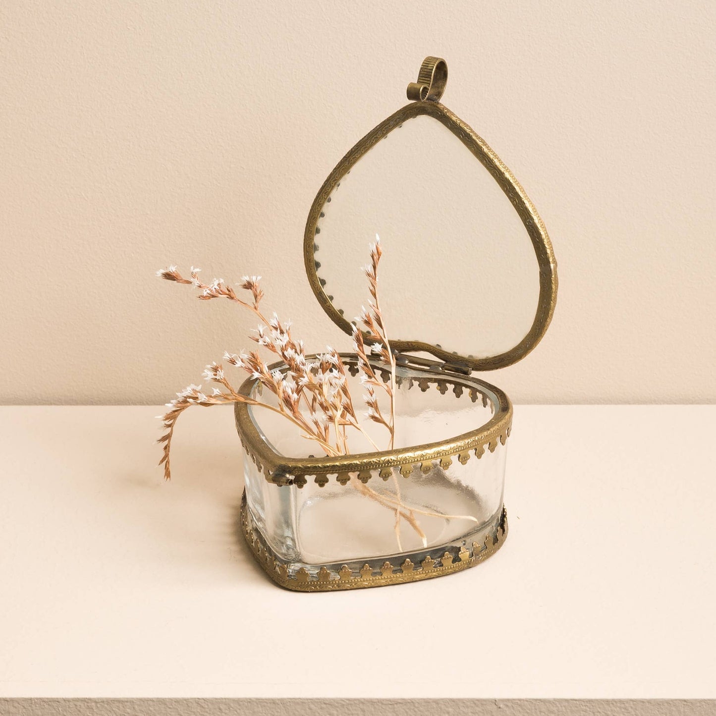 Glass Heart Box
