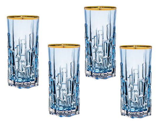Milana Crystal Highball Glasses