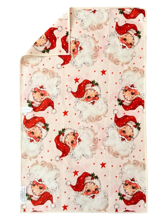 Merry McSanta Double-Sided Hand Towel