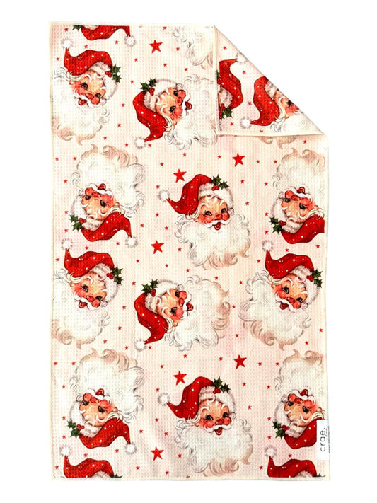 Merry McSanta Double-Sided Hand Towel
