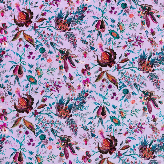 Wonderland Floral Velvet Fabric - Harlequin