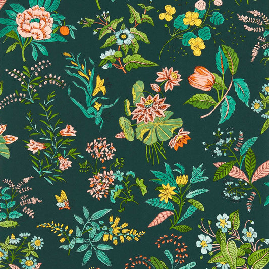 Woodland Floral Wallpaper - Harlequin
