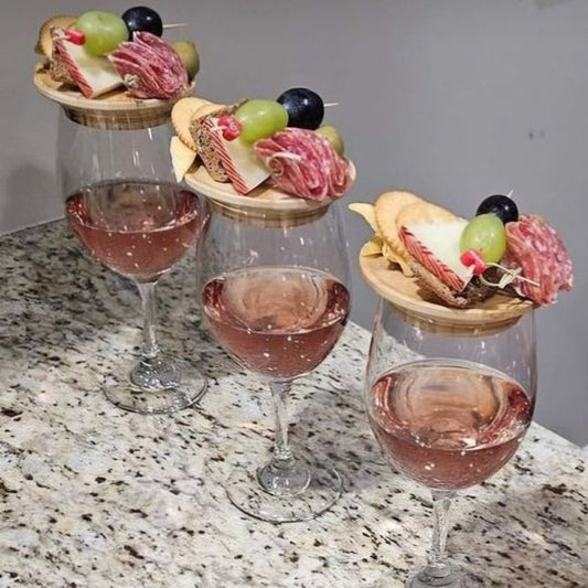 Wine Glass Charcuterie Board Toppers