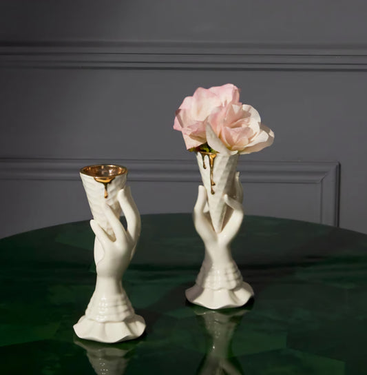 Gilded I - Scream Vase