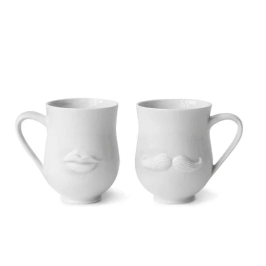 Muse - Mr & Mrs. Reversible Mug - Jonathan Adler