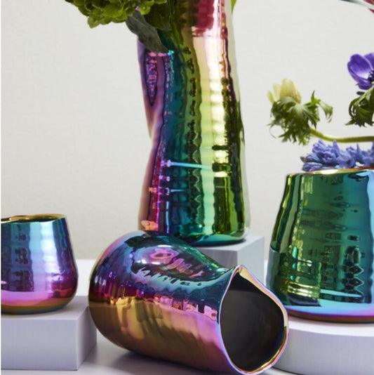 Teagan Iridescent Vase