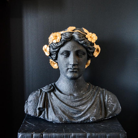 Grecian Decorative Head Planter