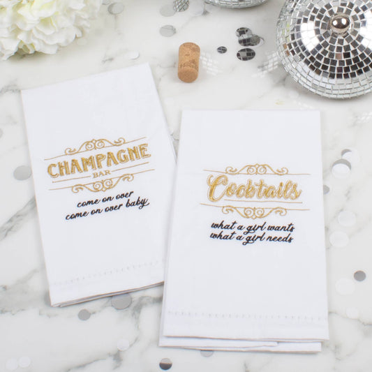 Champagne Bar Tea Towels