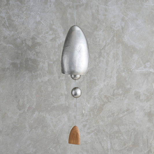 Hanging Nickel Wind Chime - Conical