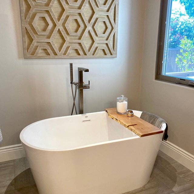 Live Edge Maple Bath Board