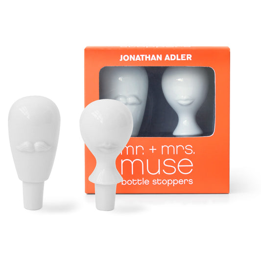 Mr. & Mrs. Muse Bottle Stopper - Jonathan Adler