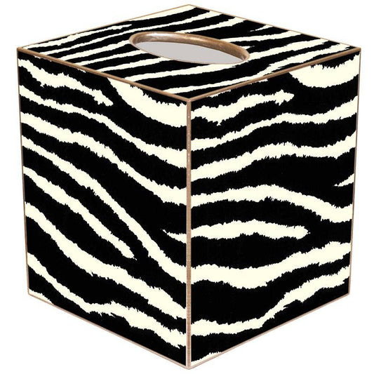 Black and White Zebra Tissue Boc