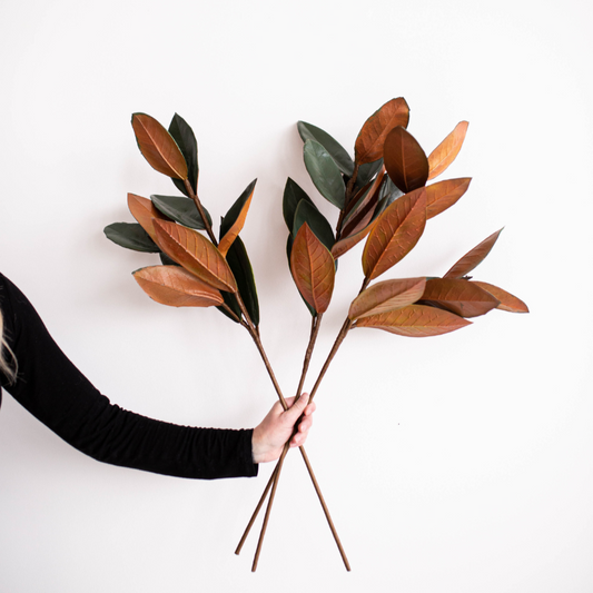 Magnolia Faux Leaves