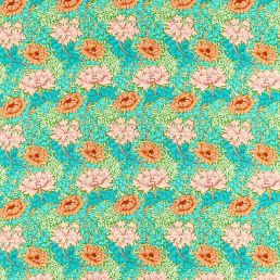 Chrysanthemum Summer Fabric - Morris & Co