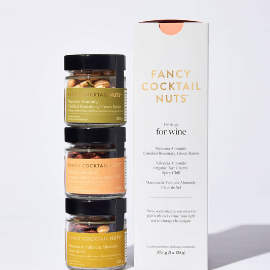 Nut Pairings: TRIO for wine gift box
