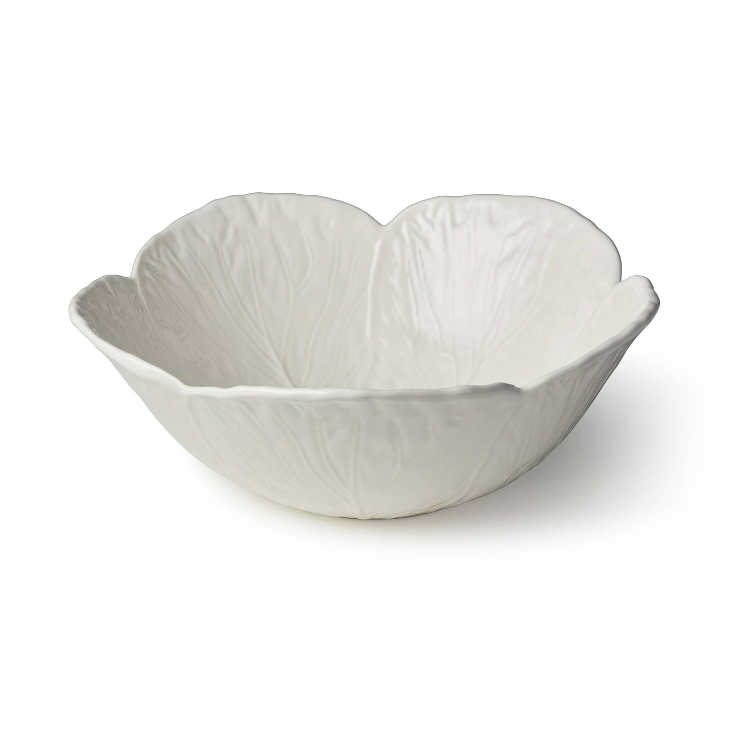 Le Jardin White Cabbage 3-D Deep Bowl