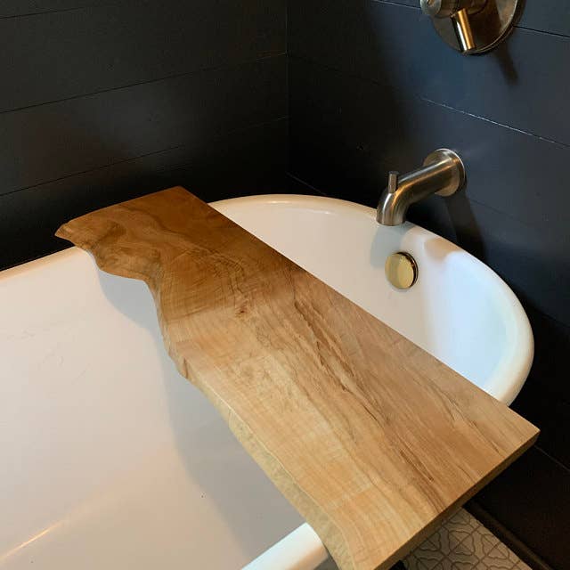 Live Edge Maple Bath Board
