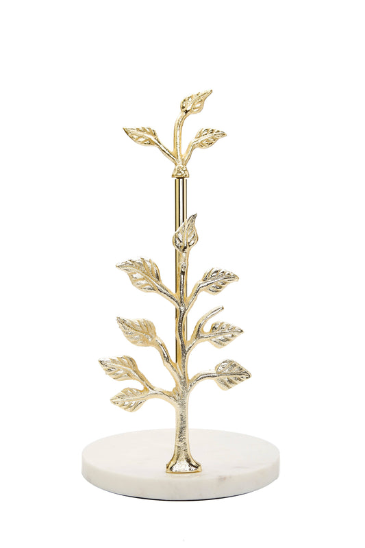 Gold Tree Paper Towel Holder