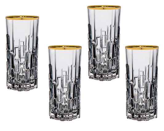 Milana Crystal Highball Glasses