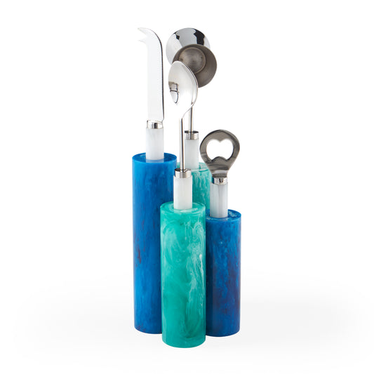 Mustique Blue Barware Set | Jonathan Adler