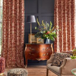 Sunflower - Velvet Maple/Lichen - Fabric - Morris & Co