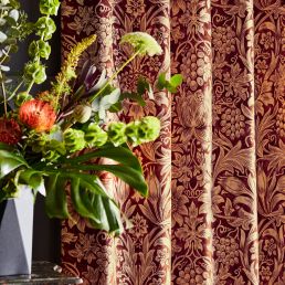 Sunflower - Velvet Maple/Lichen - Fabric - Morris & Co